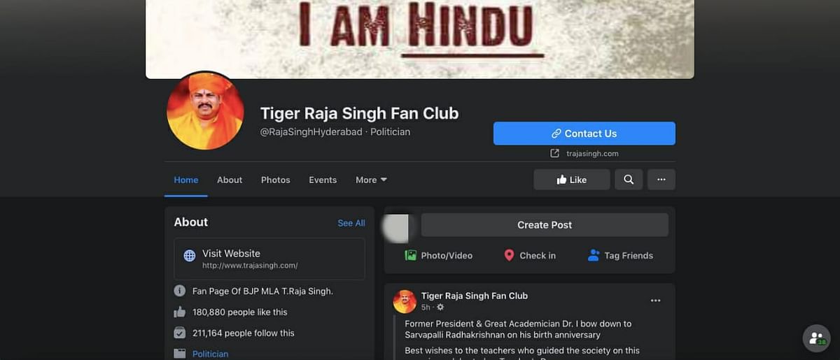 T Raja Singh has serious allegations of hate speech against him.