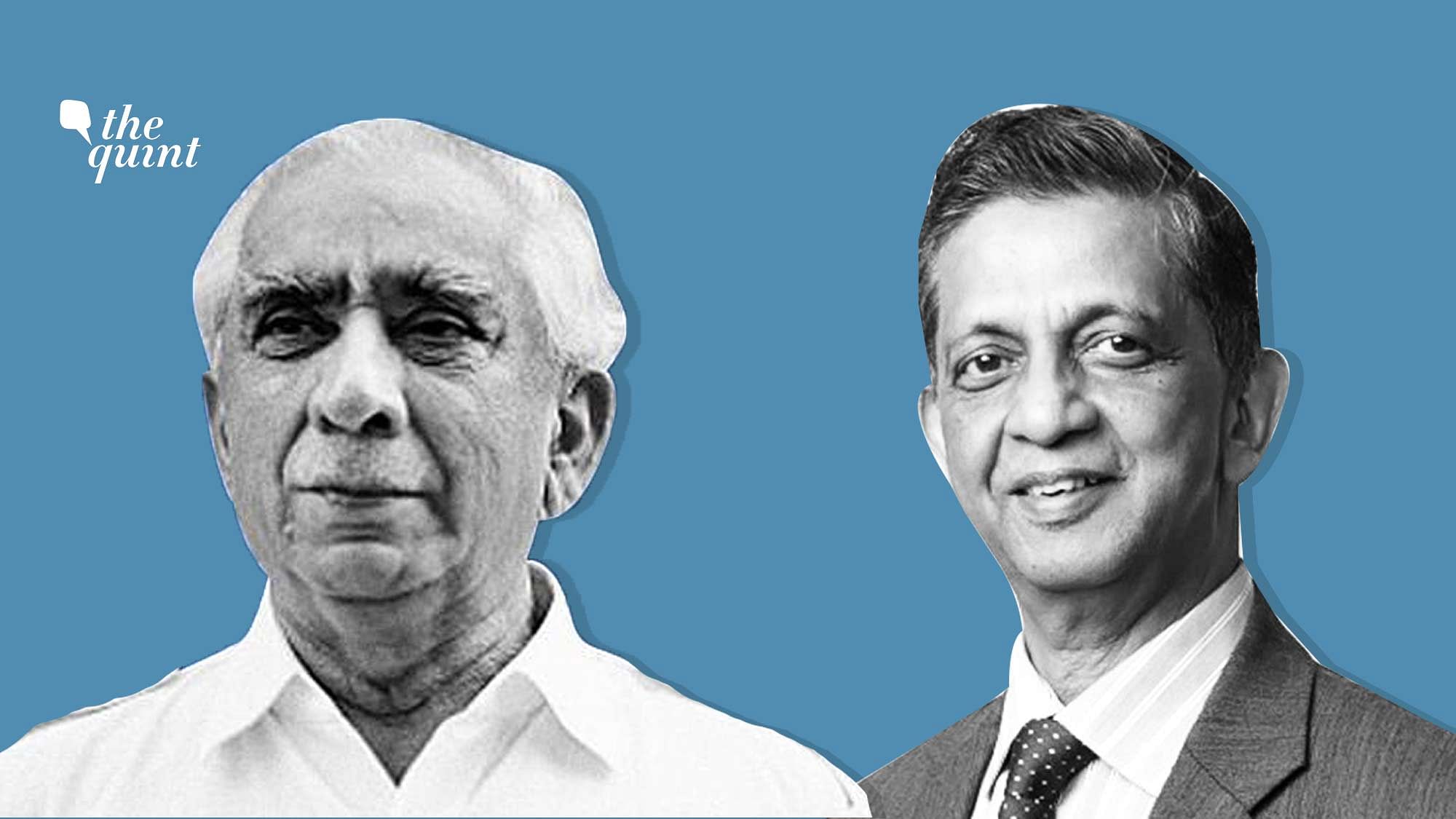 Jaswant Singh (L) and Dr S Narayan (R). Image used for representational purposes.
