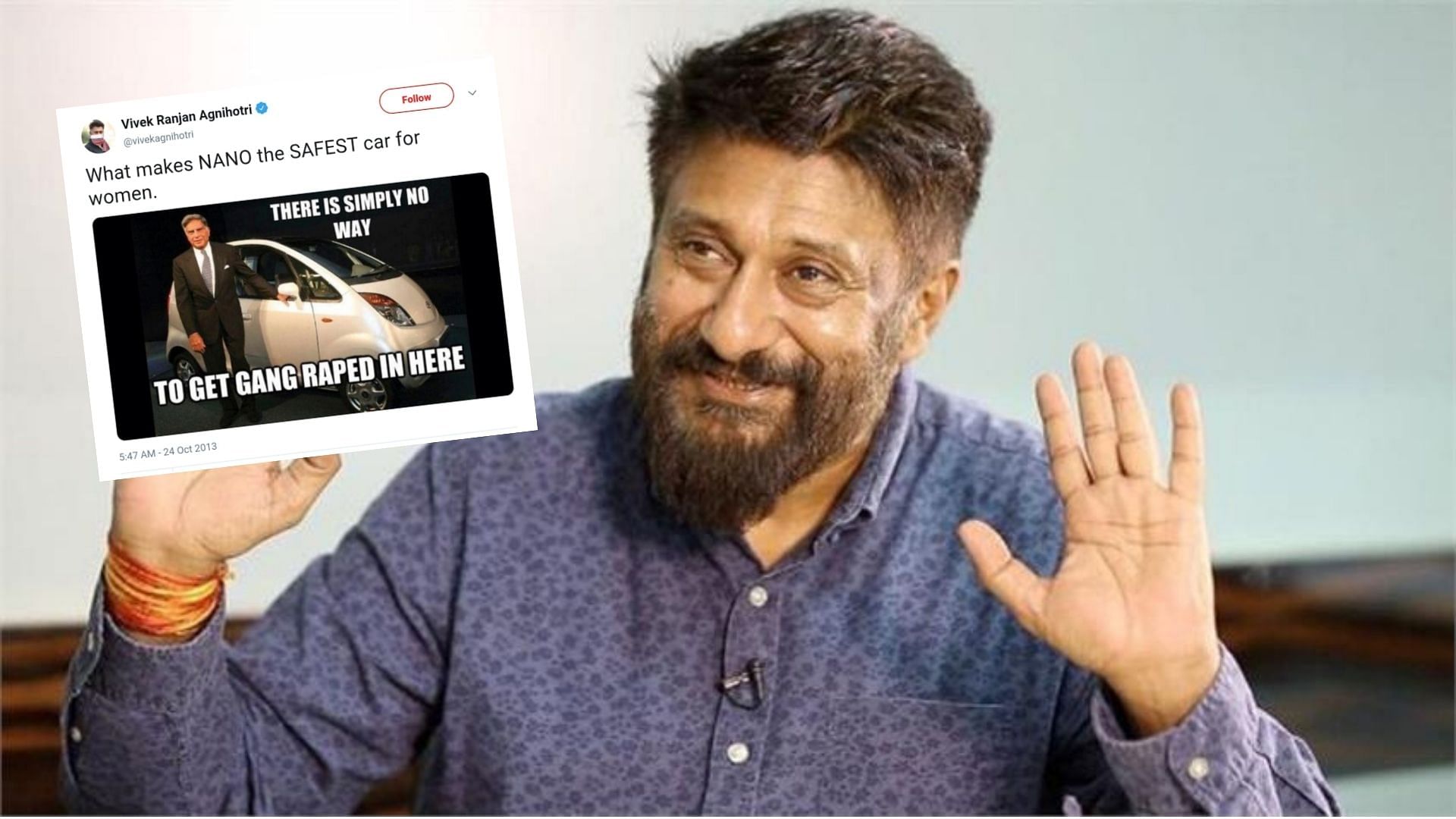 Vivek Agnihotri’s old sexist and misogynistic tweets resurface on social media after his appointment to ICCR.