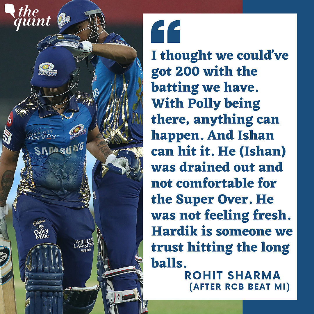Captains Rohit & Virat Comment on RCB’s Super Over Win vs Mumbai