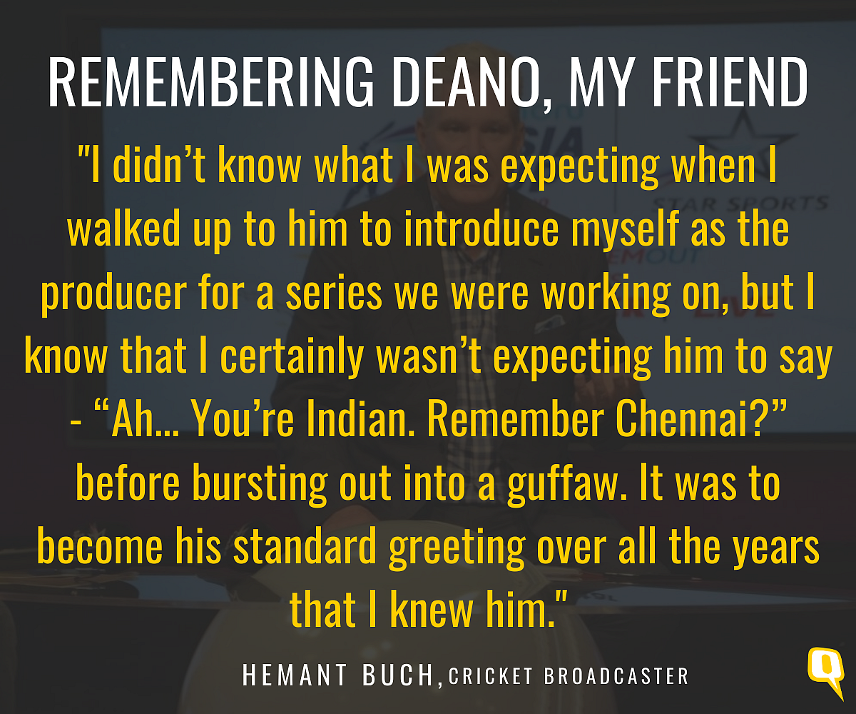 Remembering Deano, My Friend