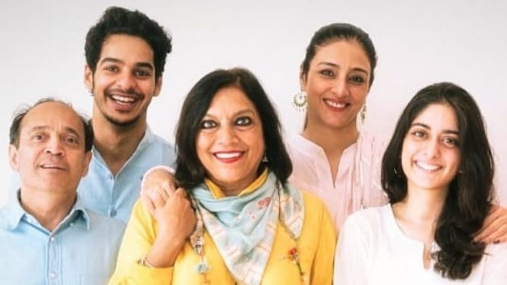 Mira Nair with Vikram Seth, Tabu, Ishaan Khattar and Tanya Maniktala.