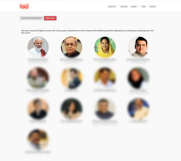 BJP Leader’s Social Media Manager: After The Quint’s article was published on 6 August, the phrase ‘Clients-Government’ disappeared from the website.
