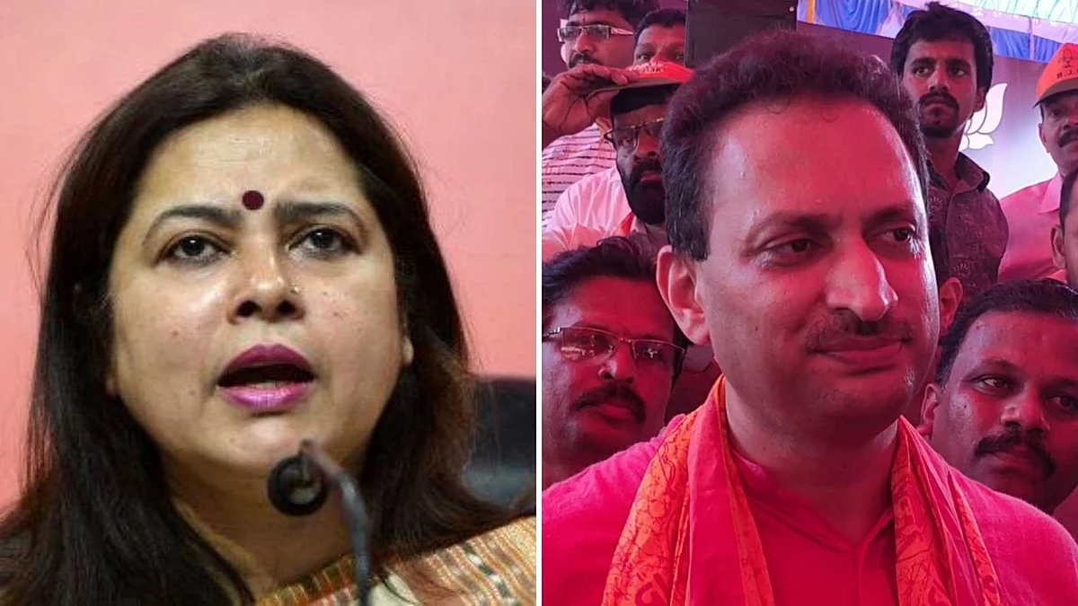 BJP’s Meenakshi Lekhi and Anant Kumar Hegde. 