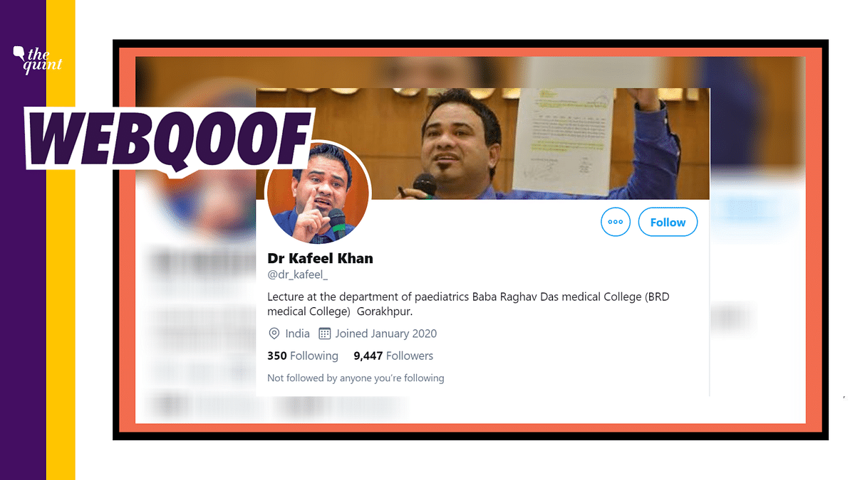 Fake Twitter Account of Dr Kafeel Khan Gains Traction After Bail