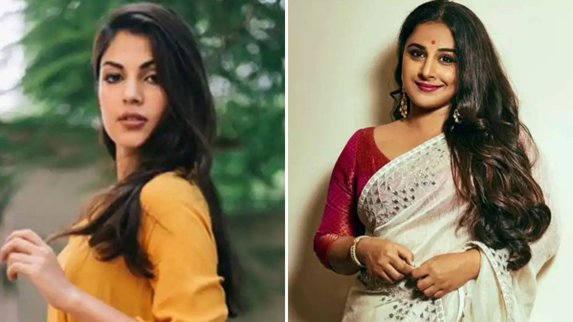 Vidya Balan come out in support of Rhea Chakraborty. 