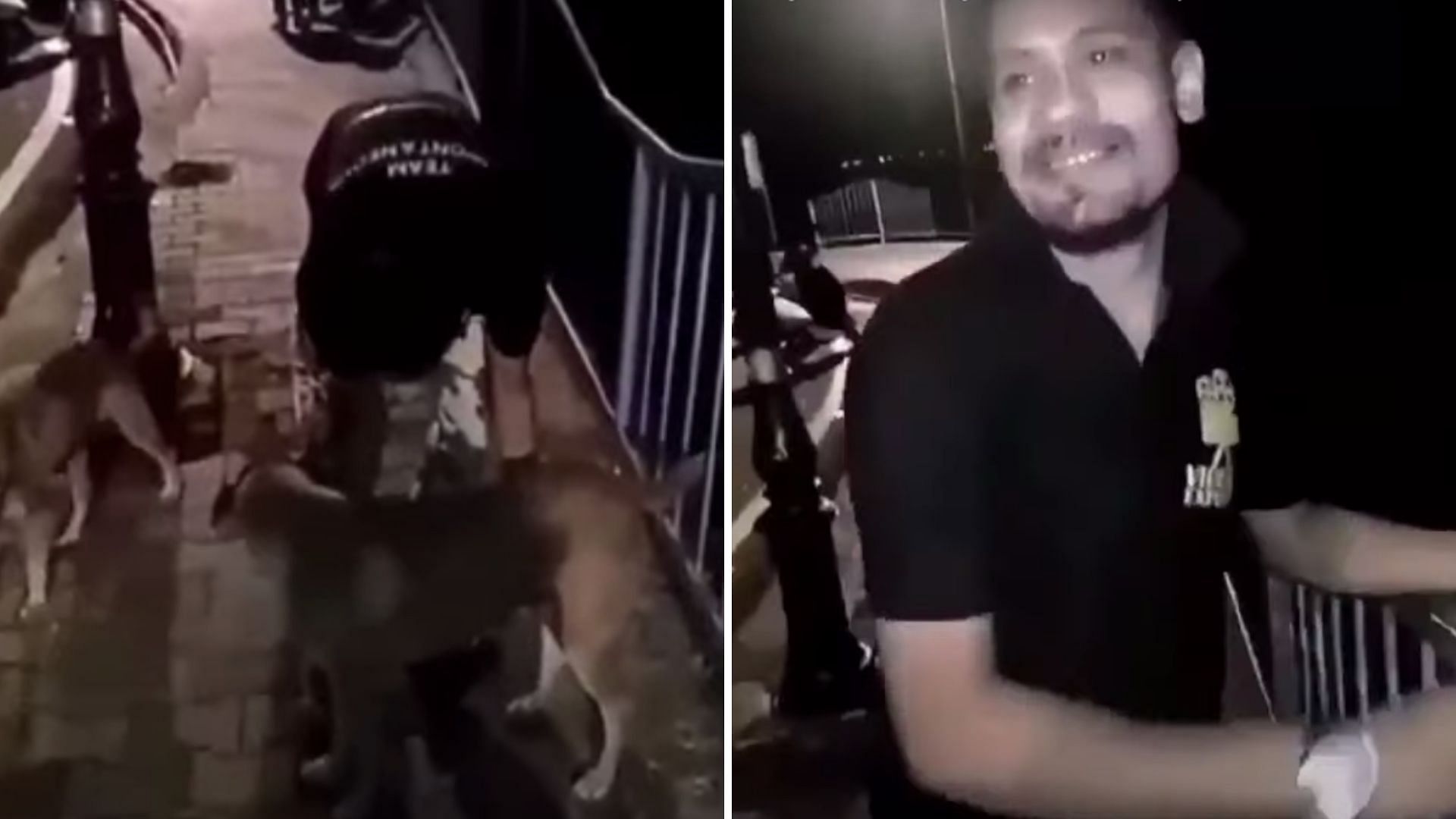 In the video, that has since sparked outrage on the internet, a man can be seen picking up a dog, and hurling it into the river, with the Hindi-movie song “Tera Baap Aaya” playing in the background.
