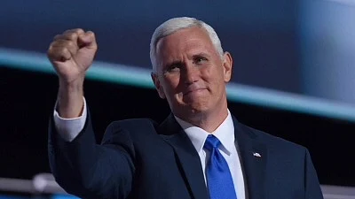 Trump and Modi are both “larger than life figures”, said US VP Mike Pence at a virtual event hosted by the US-India Strategic Partnership Forum.