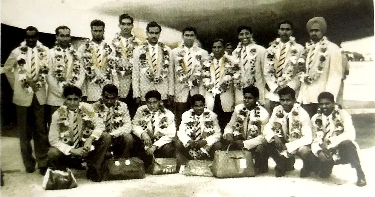 India’s 1962 Asian Games gold medal-winning football team.