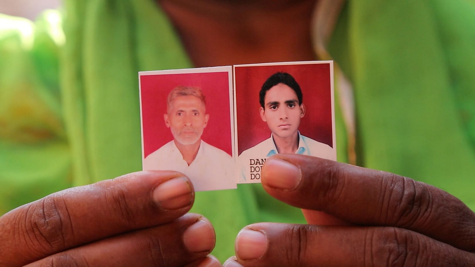 While Akhlaq died, his son Danish (on the right) suffered serious injuries after being brutally assaulted by the mob.