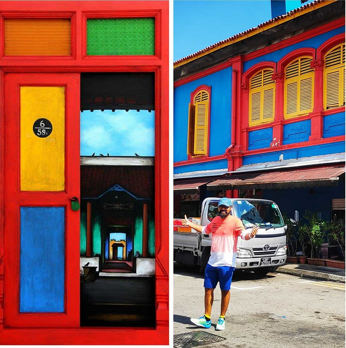 Meet Santhana Krishnan, the door man.