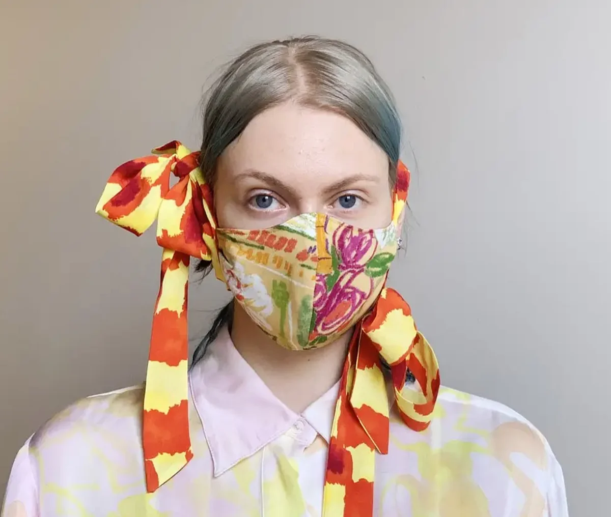 Collina Strada is selling face masks made from leftover fabrics.