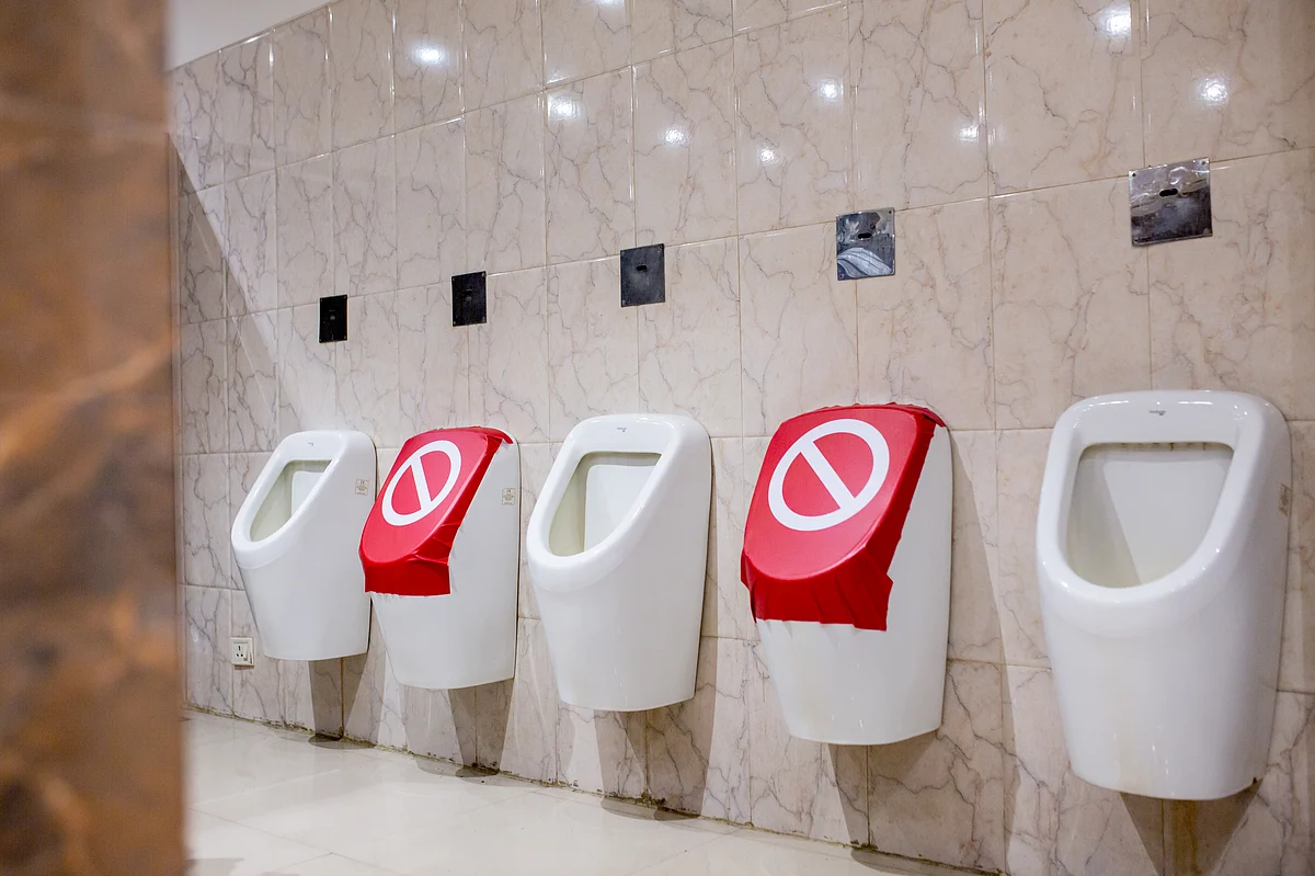 Washrooms will also have social distancing.