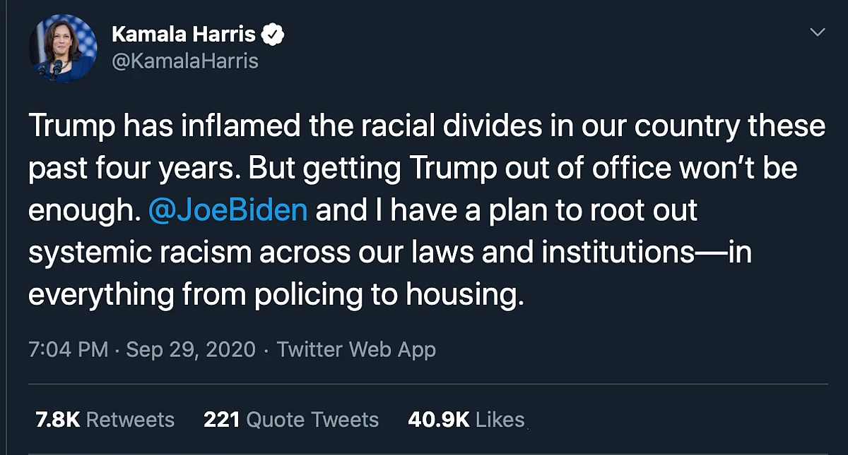 ‘Spoke Truth’: Kamala Harris Fiercely Tweets in Support of Biden