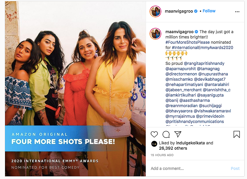 'Four More Shots', Arjun Mathur Nominated for International Emmys