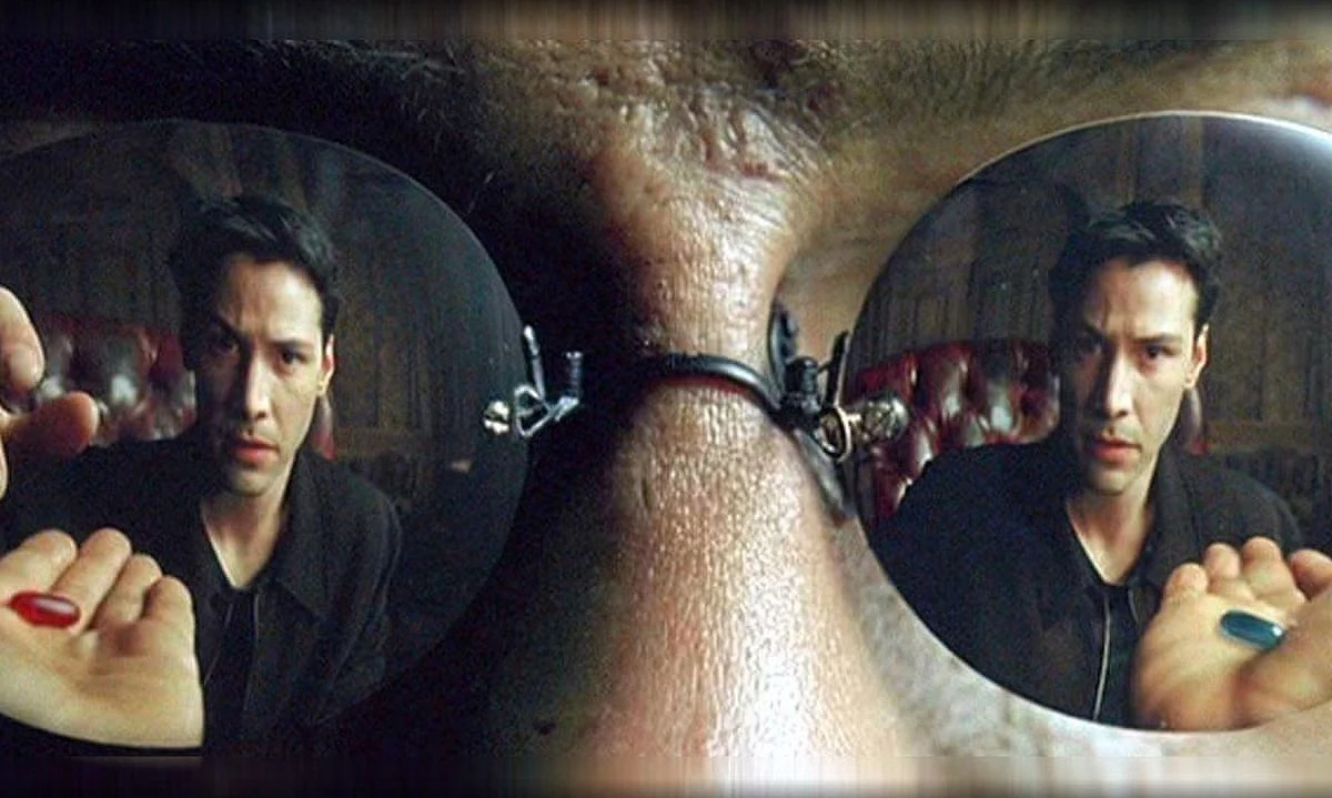 A scene from The Matrix (1999)