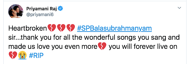Rajinikanth, Salman, Others Mourn Demise of SP Balasubhramanyam