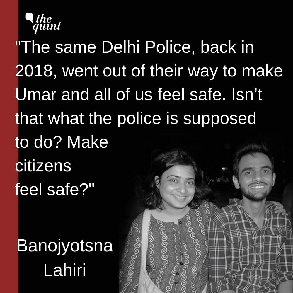 “The same Delhi Police, in 2018, went out of their way to make Umar and all of us feel safe,” Khalid’s friend says.