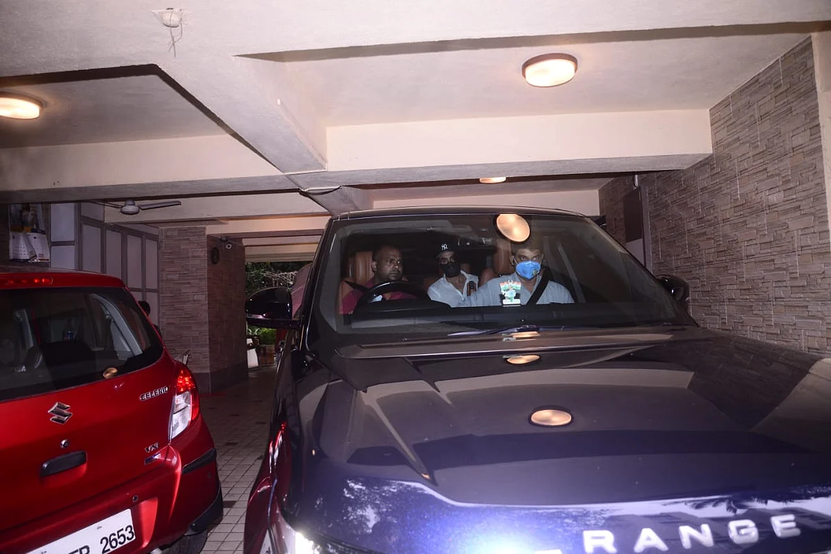 Ranbir Kapoor at a dubbing studio in Mumbai's Khar.