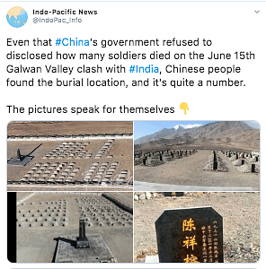 While one image of the Kangxiwa cemetery is from 2011, the other could be traced back to 2019.