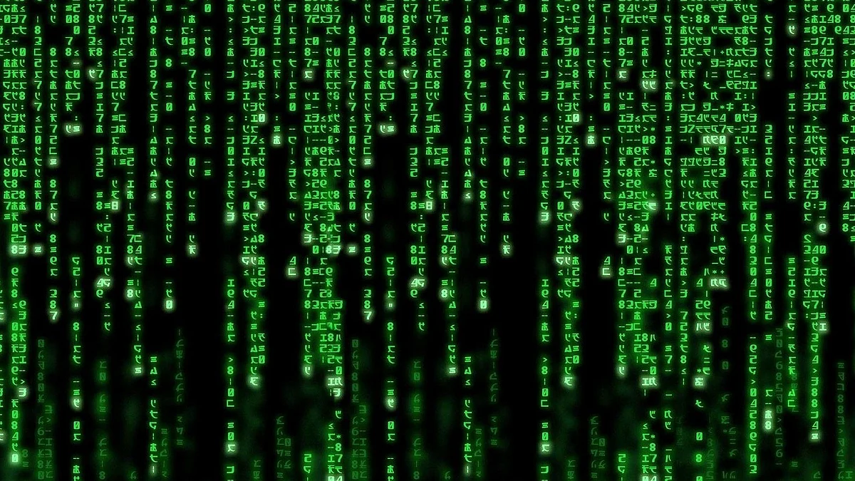 A still from The Matrix (1999)