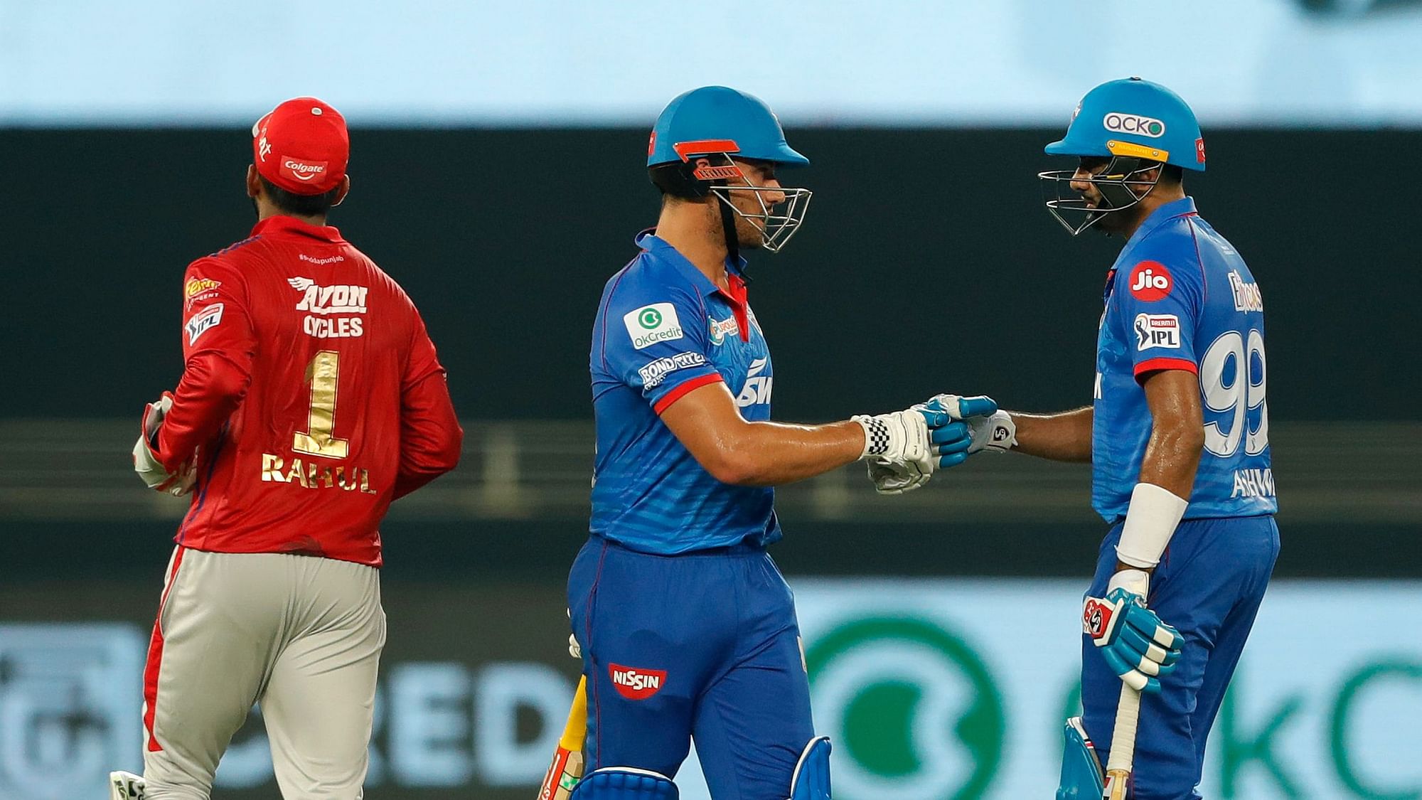 Marcus Stoinis’ half-century helped Delhi Capitals post a decent 157/8 against Kings XI Punjab.