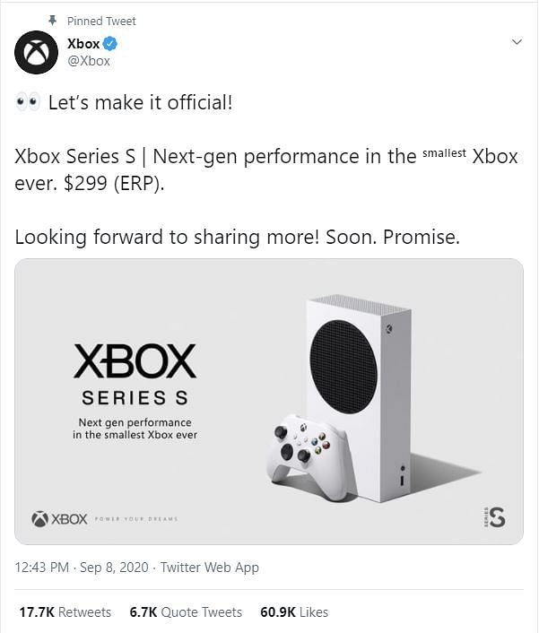 The Xbox Series X is expected to be launched alongside the Series S in November. 