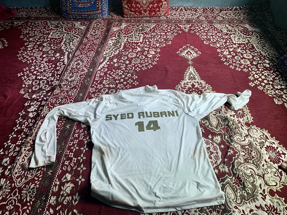 The slaint militant’s name emblazoned on cricket jerseys.