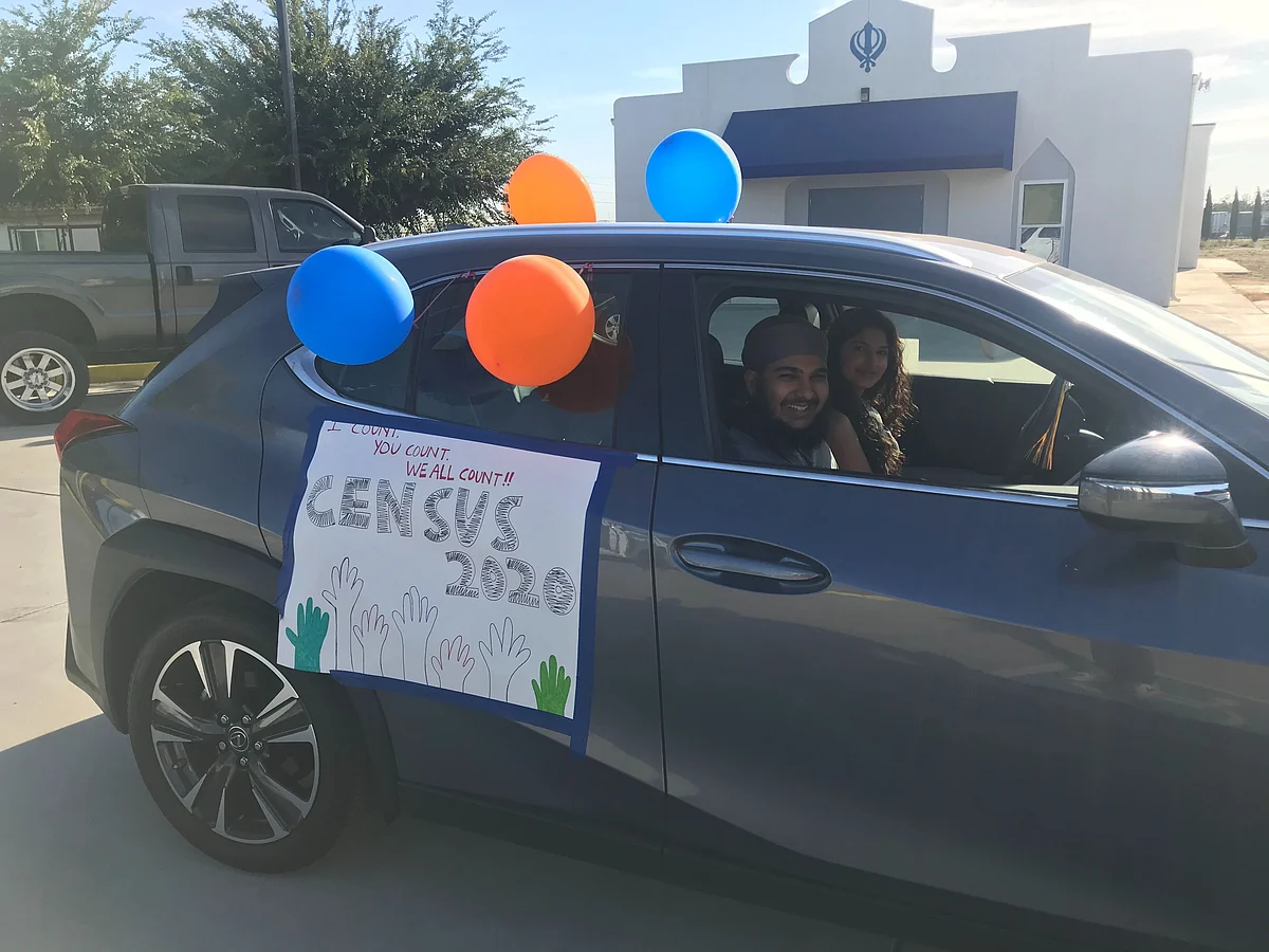A Census 2020 rally.