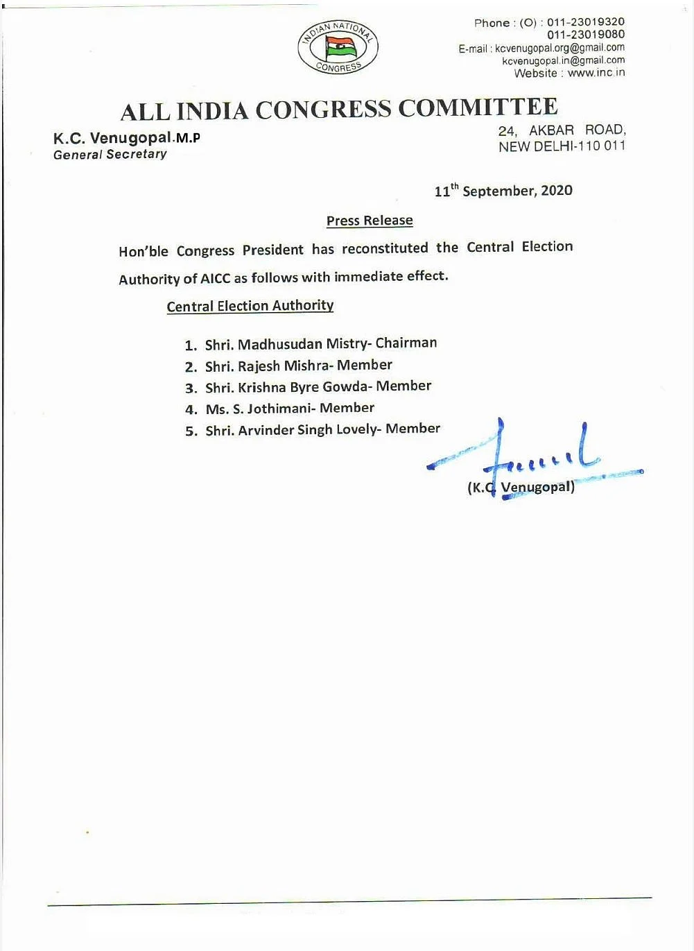 Ghulam Nabi Dropped As Cong Gen Secy in Overhaul After Letter Row