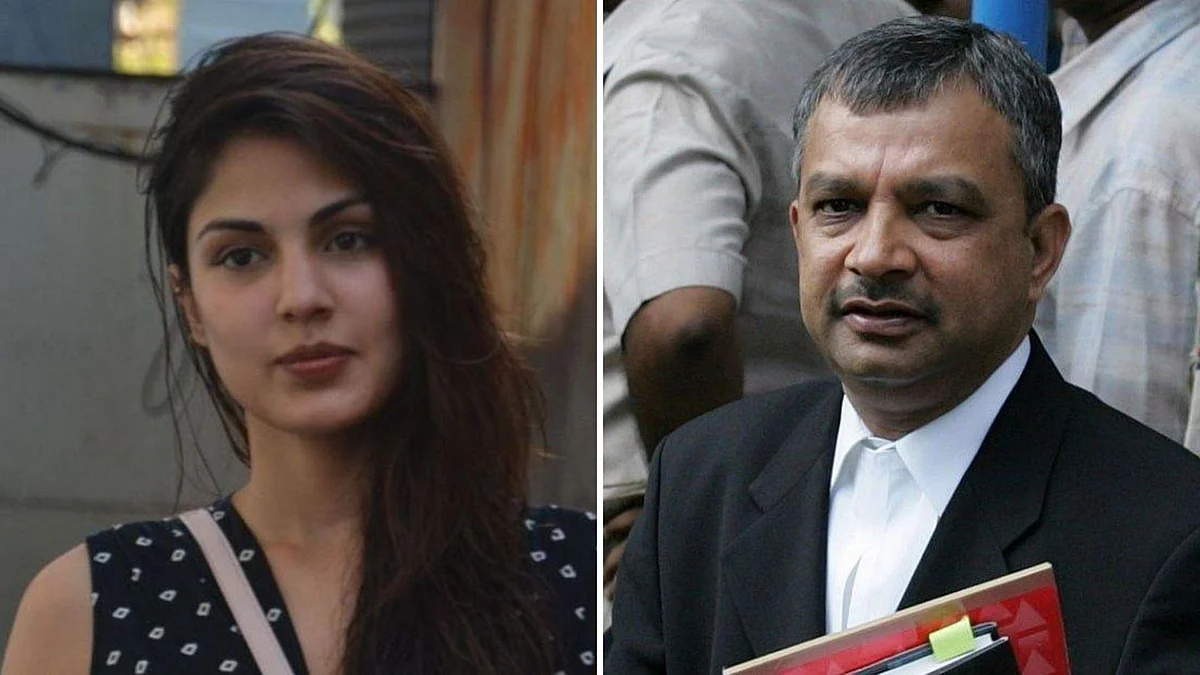 Rhea Chakraborty's lawyer Satish Maneshinde issues a statement.