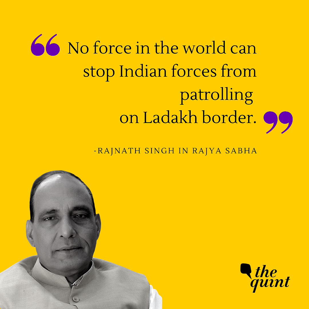 ‘Chinese Actions Disregard Bilateral Agreements’: Rajnath in RS