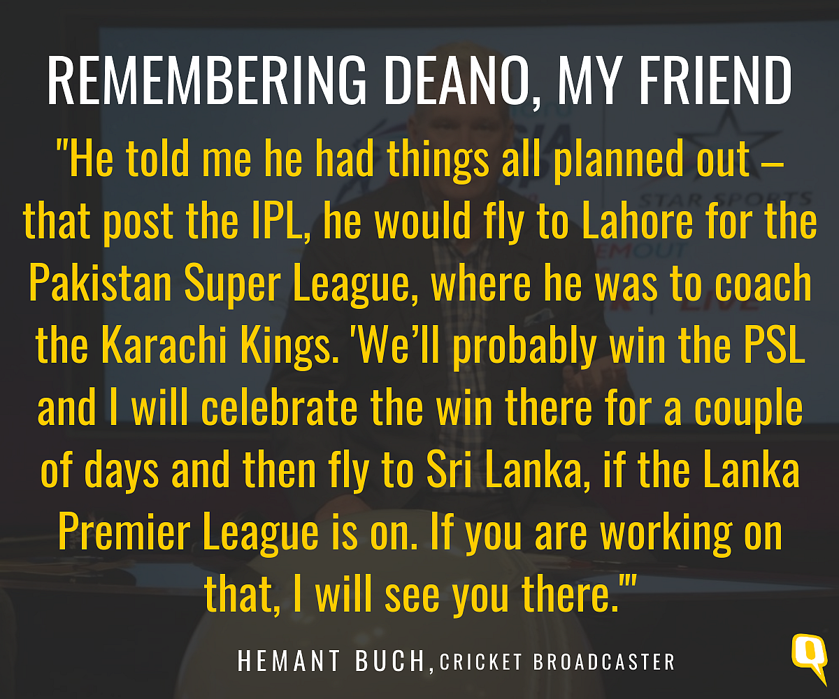 Remembering Deano, My Friend
