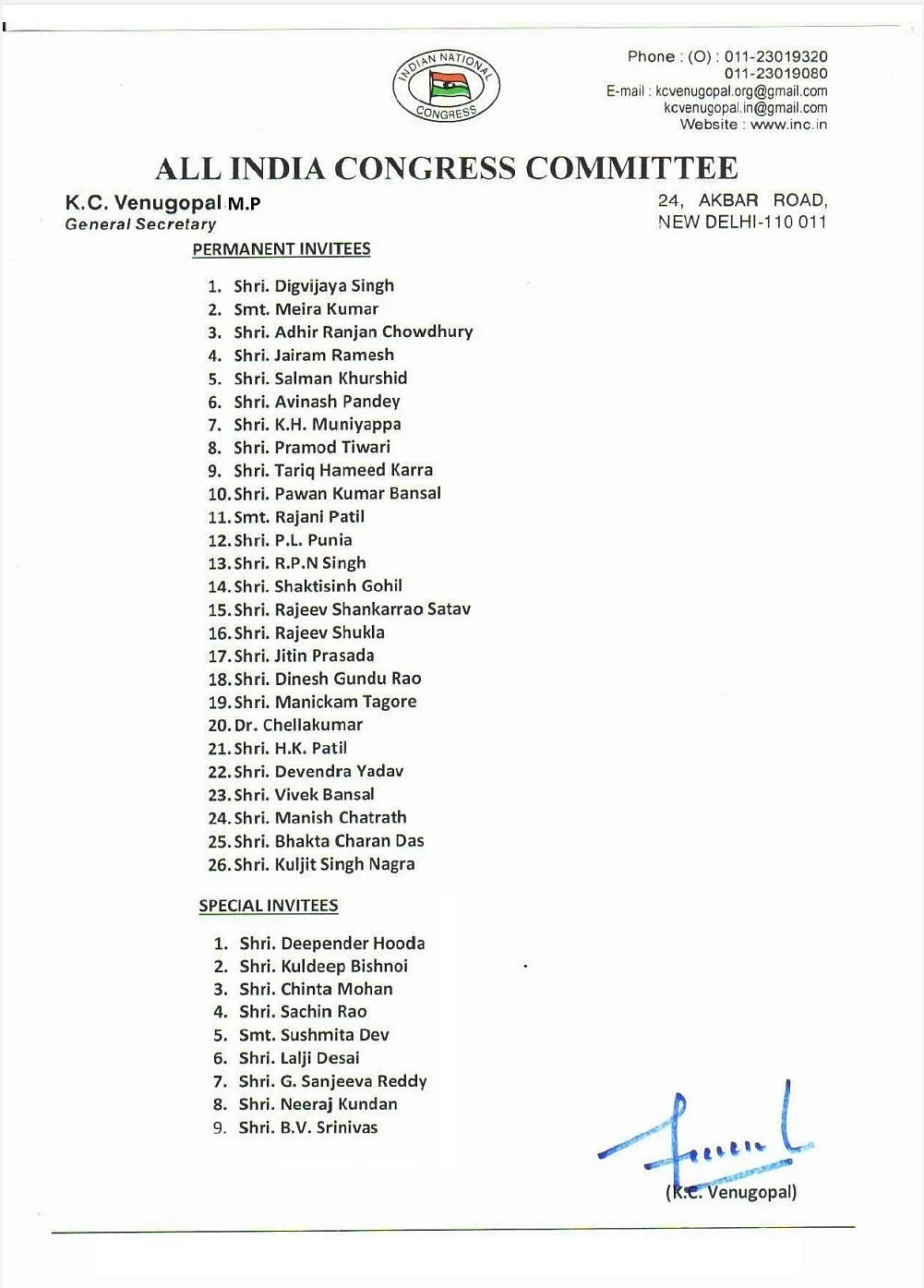Ghulam Nabi Dropped As Cong Gen Secy in Overhaul After Letter Row