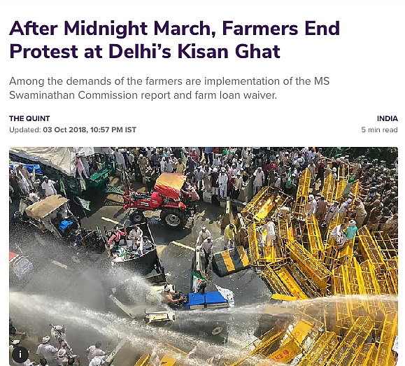 Old Farmers’ Protest Photos Shared Amid the Row Against Farm Bills