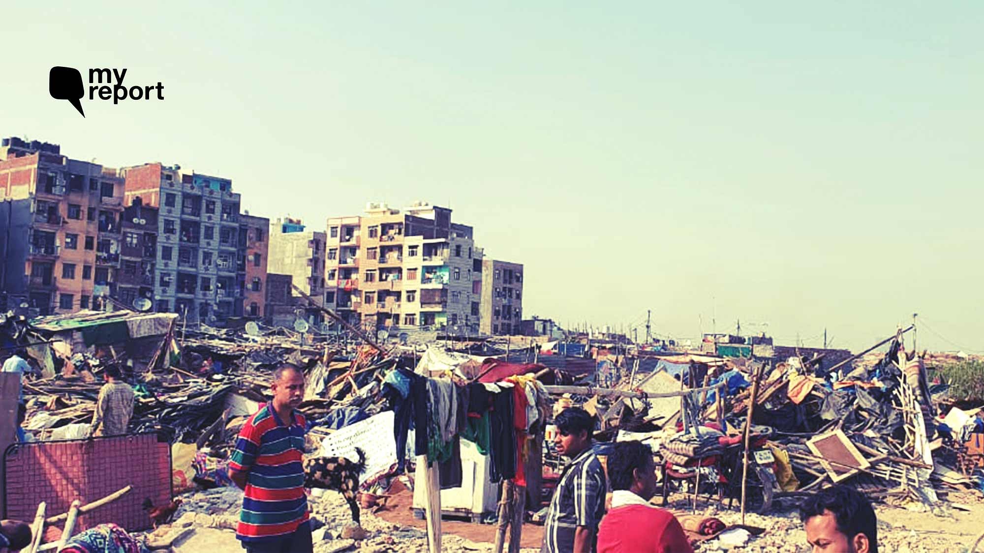 Residents of Delhi’s Batla House  have been rendered homeless after a slum clearance drive on 24 September.
