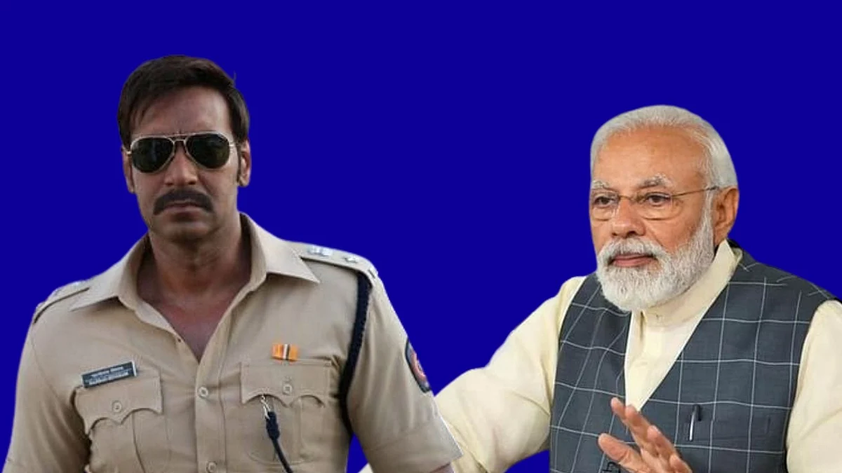 New police officers should not be influence by films like “Singham”, Prime Minister Narendra Modi said.
