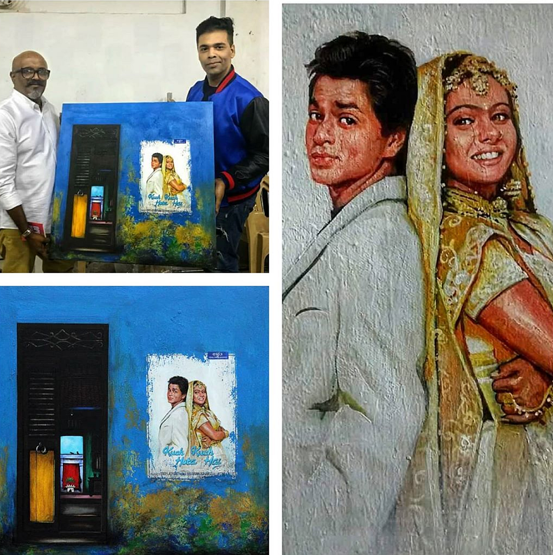Santhana Krishnan gifted a personalised piece to Bollywood director Karan Johar.