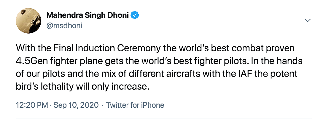 World’s Best Combat Plane Gets Best Fighter Pilots: MSD on Rafale