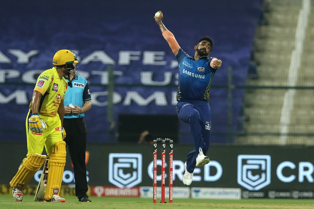 Jasprit Bumrah of Mumbai Indians, bowled the first no-ball of the tournament after the third umpire called him back