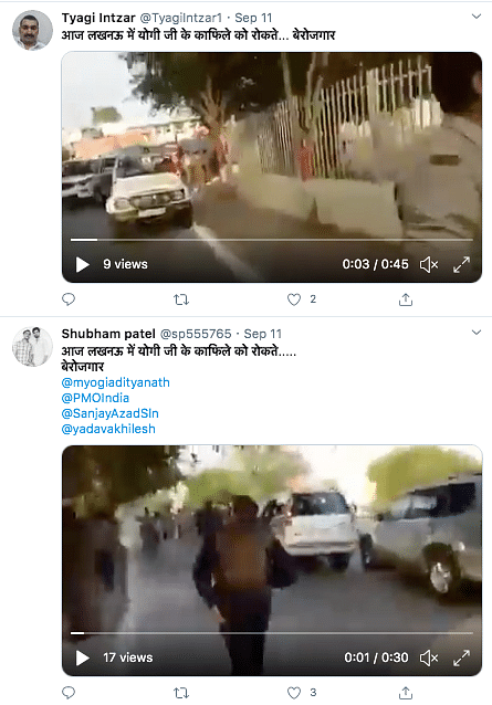 The incident dates back to 2017 when activists of Samajwadi Chatra Sabha had showed black flags to Yogi’s convoy.