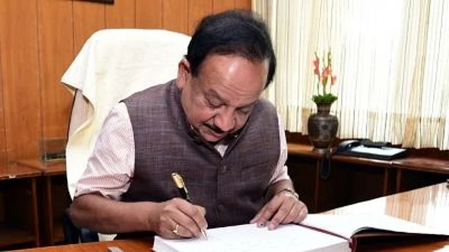 Health minister Dr Harsh Vardhan.