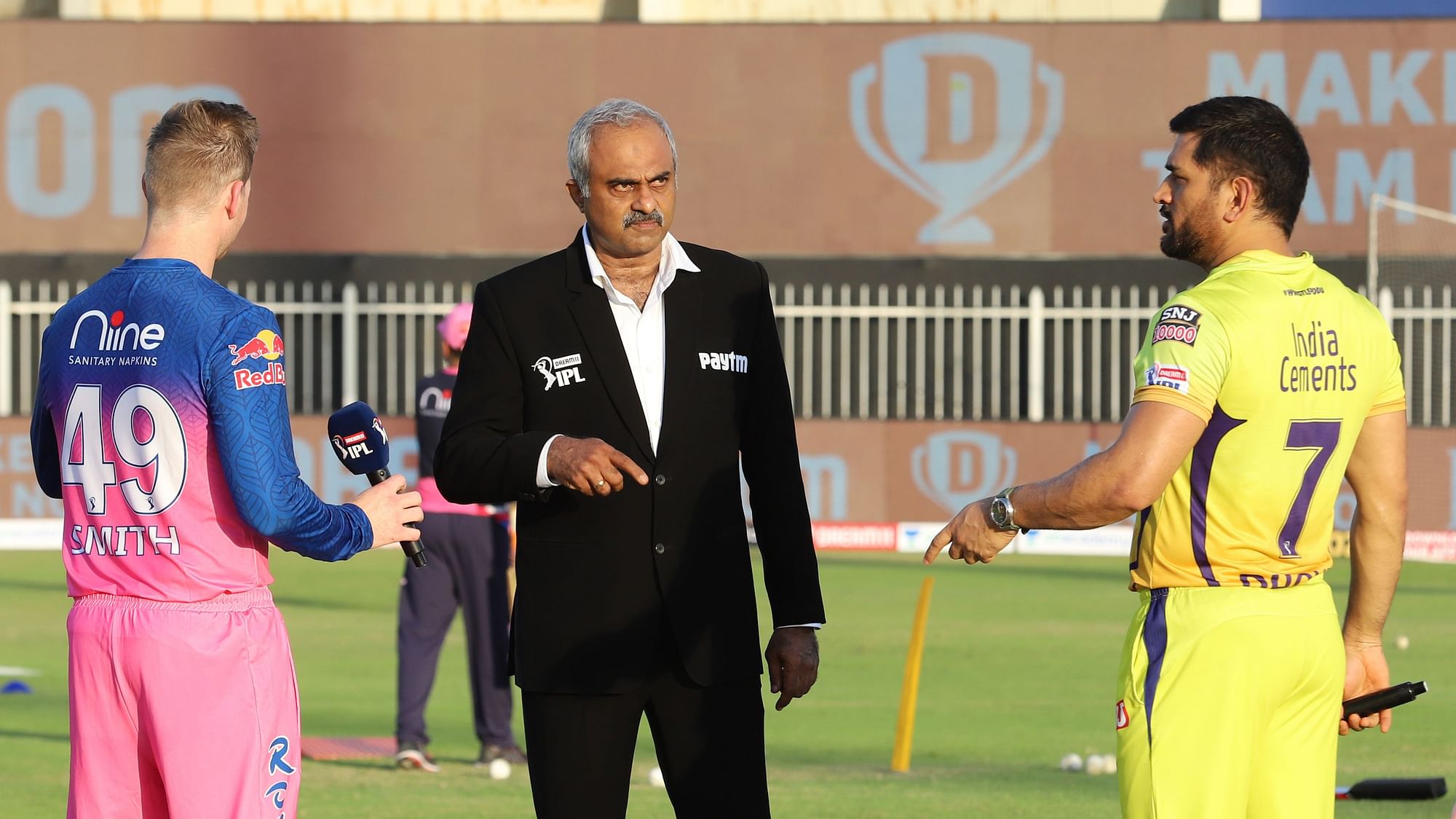 MS Dhoni has won the toss and elected to bowl first vs Rajasthan Royals.