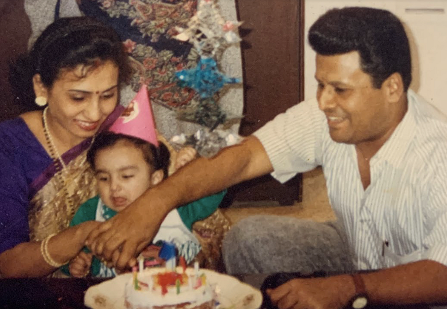 Harsh had lost his father in an accident in 1998.