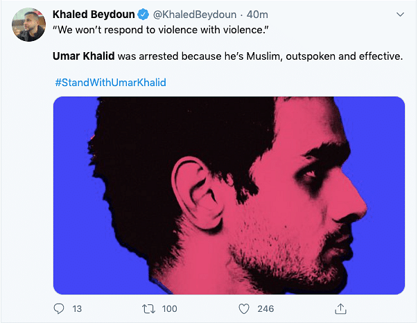 People took to Twitter to express their unhappiness over Khalid’s arrest, and to express solidarity with him.