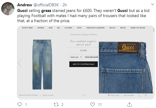 gucci pants price