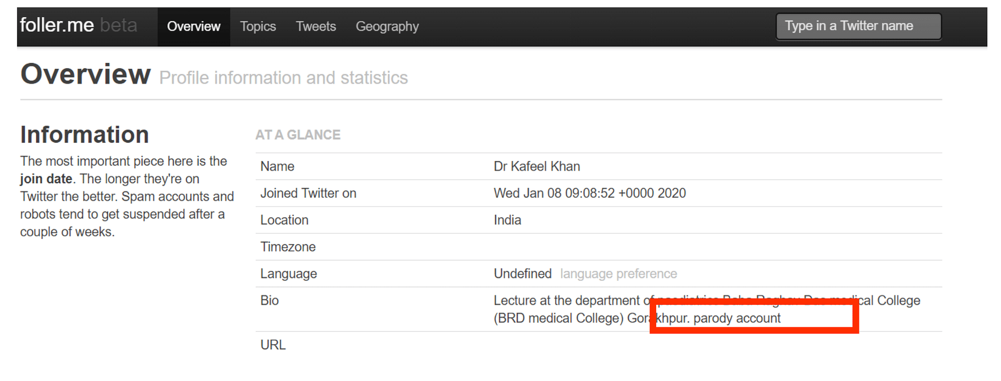 Dr Kafeel Khan Twitter Account Fact Check: Fake Twitter Account of Dr  Kafeel Khan Gains Traction After HC Grants Bail