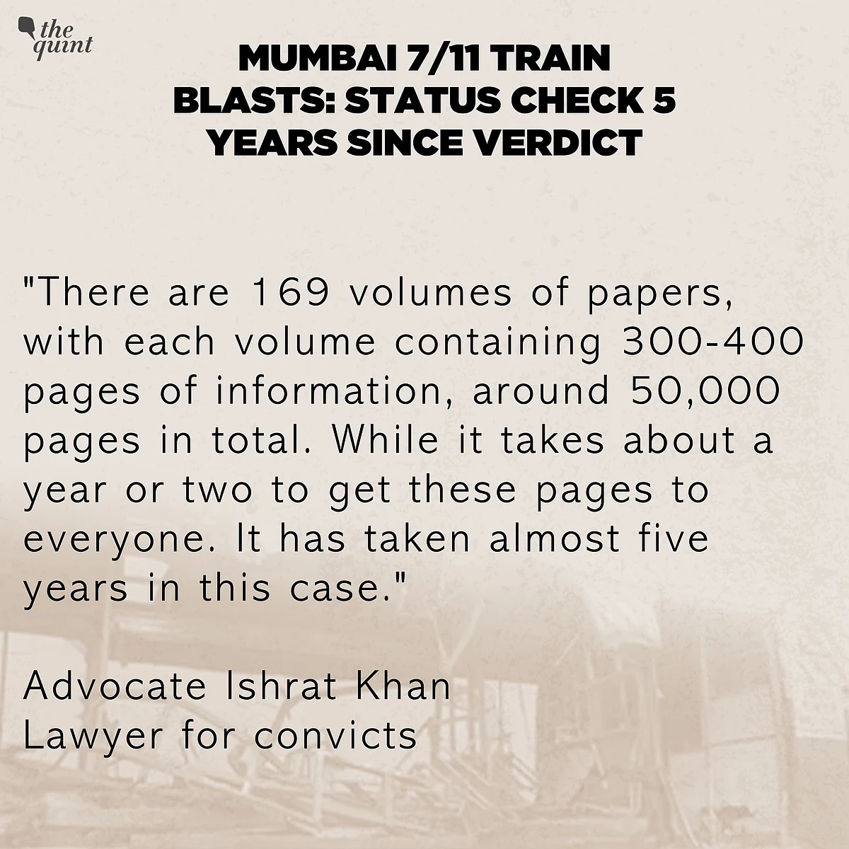 Mumbai 7/11 Train Blasts: Status Check, Five Years After Verdict