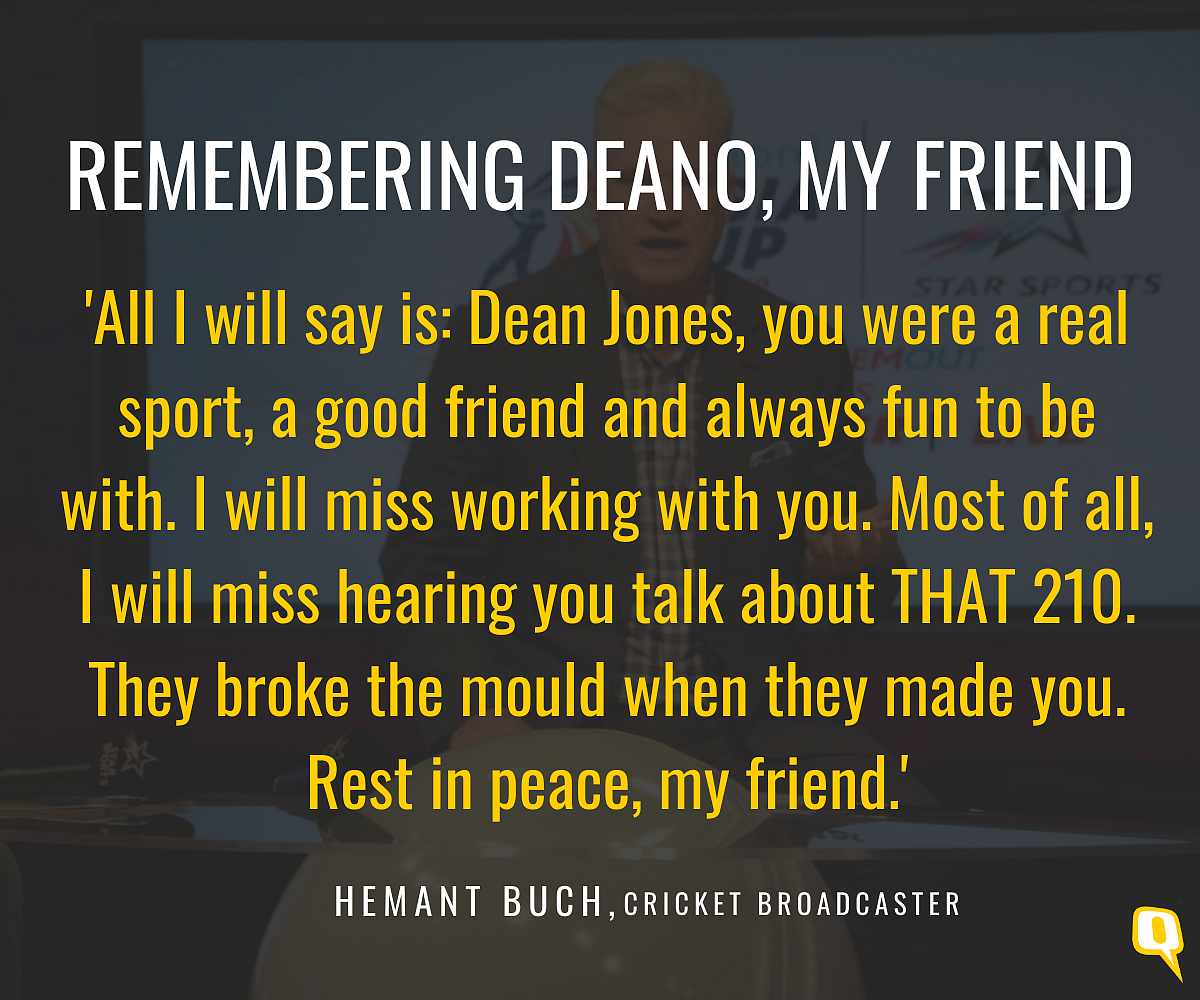 Remembering Deano, My Friend