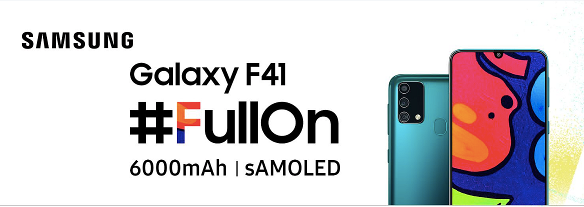 Samsung Galaxy F41 representational image.